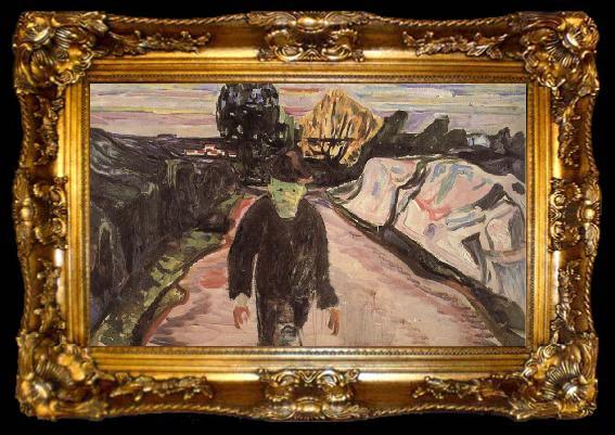 framed  Edvard Munch Muderer, ta009-2